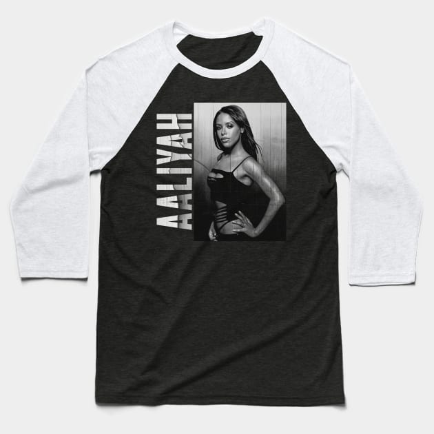 Aaliyah // Vintage Distressed Baseball T-Shirt by Sal.Priadi